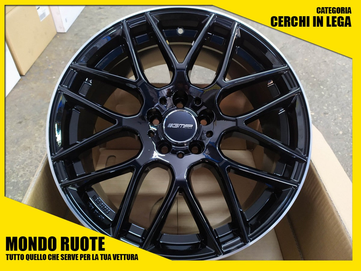 Cerchi in Lega 19 Pollici GMP BERGHEM 8Jx19 5x112 ET45 CB66.6 BLACK DIAMOND LIP - DEDICA MERCEDES NUOVI