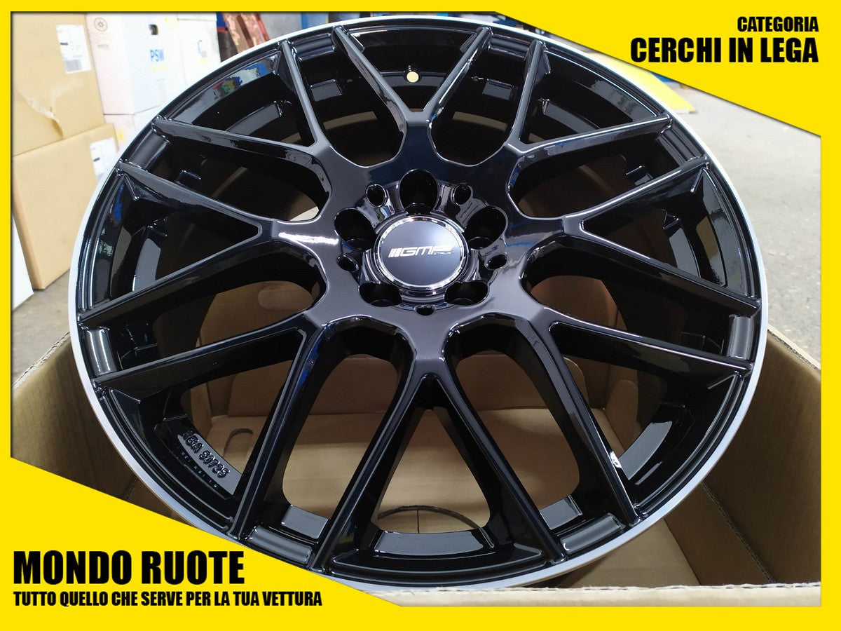 Cerchi in Lega 19 Pollici GMP BERGHEM 8Jx19 5x112 ET45 CB66.6 BLACK DIAMOND LIP - DEDICA MERCEDES NUOVI