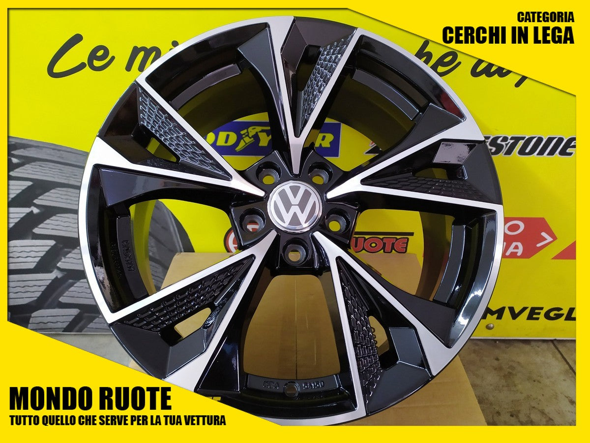 KIT4 Cerchi in Lega EW LUSTER Nuovi da 18 Pollici per VOLKSWAGEN T-ROC - TIGUAN / A