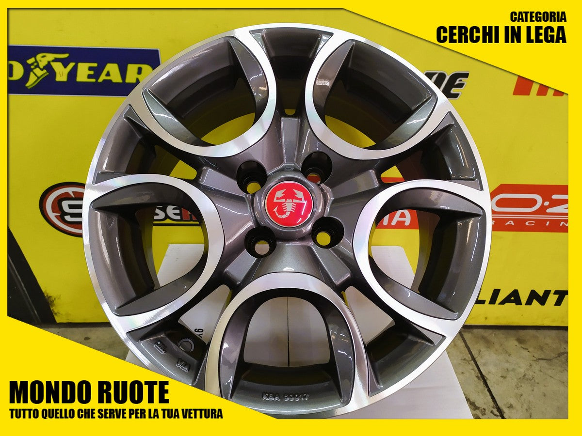 SUPER OFFERTA 4 Cerchi in Lega da 15 Pollici per ABARTH 500