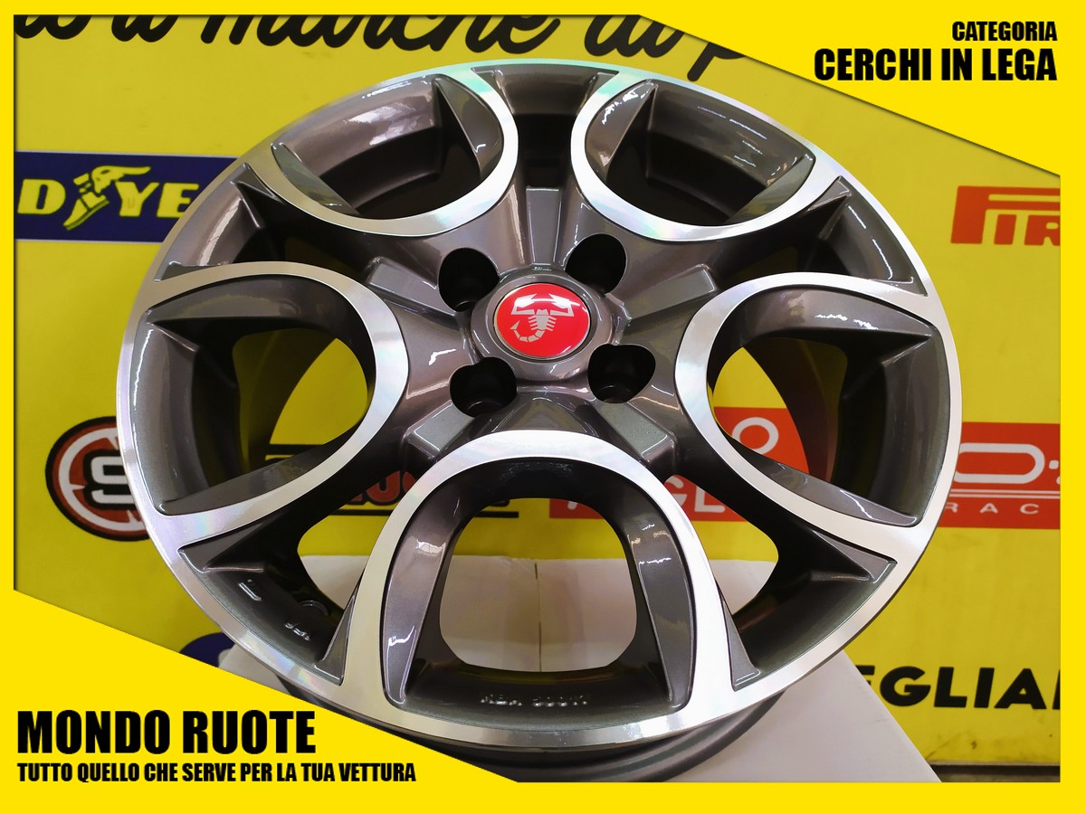 SUPER OFFERTA 4 Cerchi in Lega da 15 Pollici per ABARTH 500