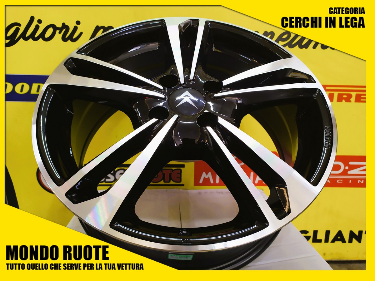 4 Cerchi in Lega Nuovi MAK EMBLEMA da 16 Pollici per CITROEN BERLINGO 2008-2017 N1 M1