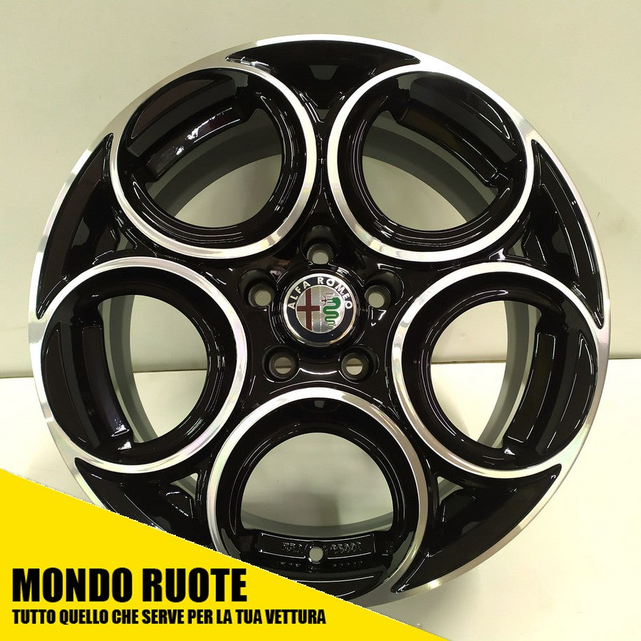KIT 4 Cerchi In Lega da 17 Pollici per ALFA ROMEO STELVIO TONALE