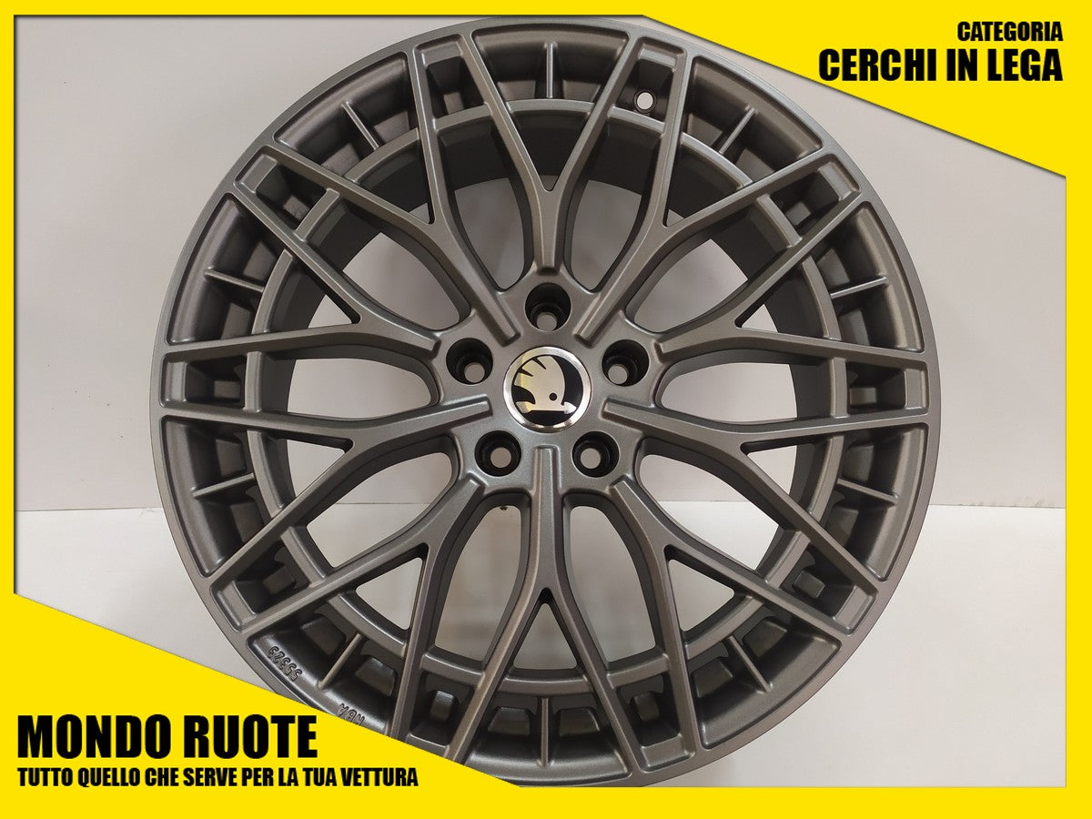 N4 Cerchi in Lega P10 da 18 Pollici per SKODA ENYAQ KAROQ KODIAQ OCTAVIA