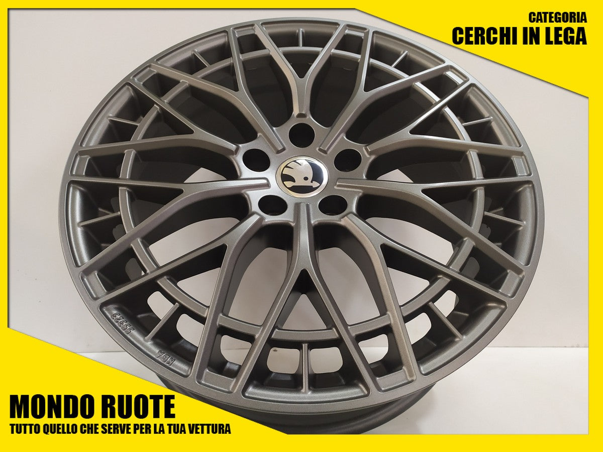 N4 Cerchi in Lega P10 da 18 Pollici per SKODA ENYAQ KAROQ KODIAQ OCTAVIA
