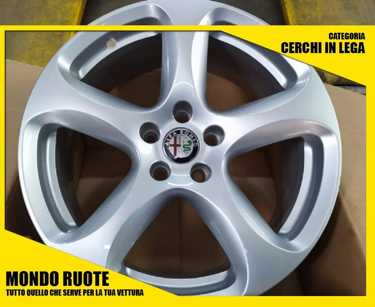 4 Cerchi In Lega ORIGINALI 18 Pollici Per ALFA ROMEO Giulia (Unica Misura)