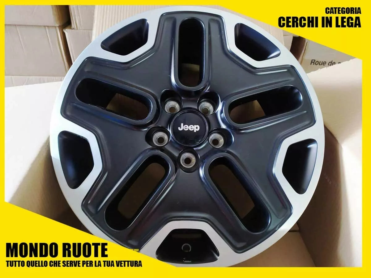 4 cerchi in lega ORIGINALI 17 pollici JEEP RENEGADE 2.0 Multijet 4WD 140 170 Cv