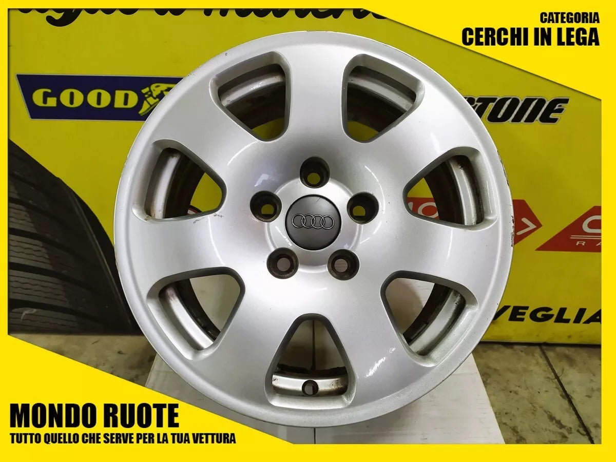 4 ORIGINAL AUDI A4 8E 8E2 B6 2001-2007 SEMI-NEW 15-inch alloy wheels