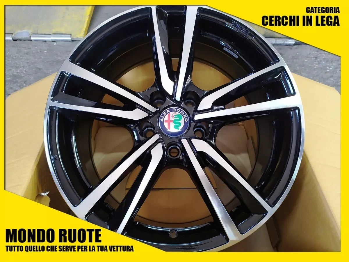ALFA ROMEO GIULIETTA PINZE BREMBO - 18 Pollici 4 Cerchi in Lega MAK ICONA NUOVI