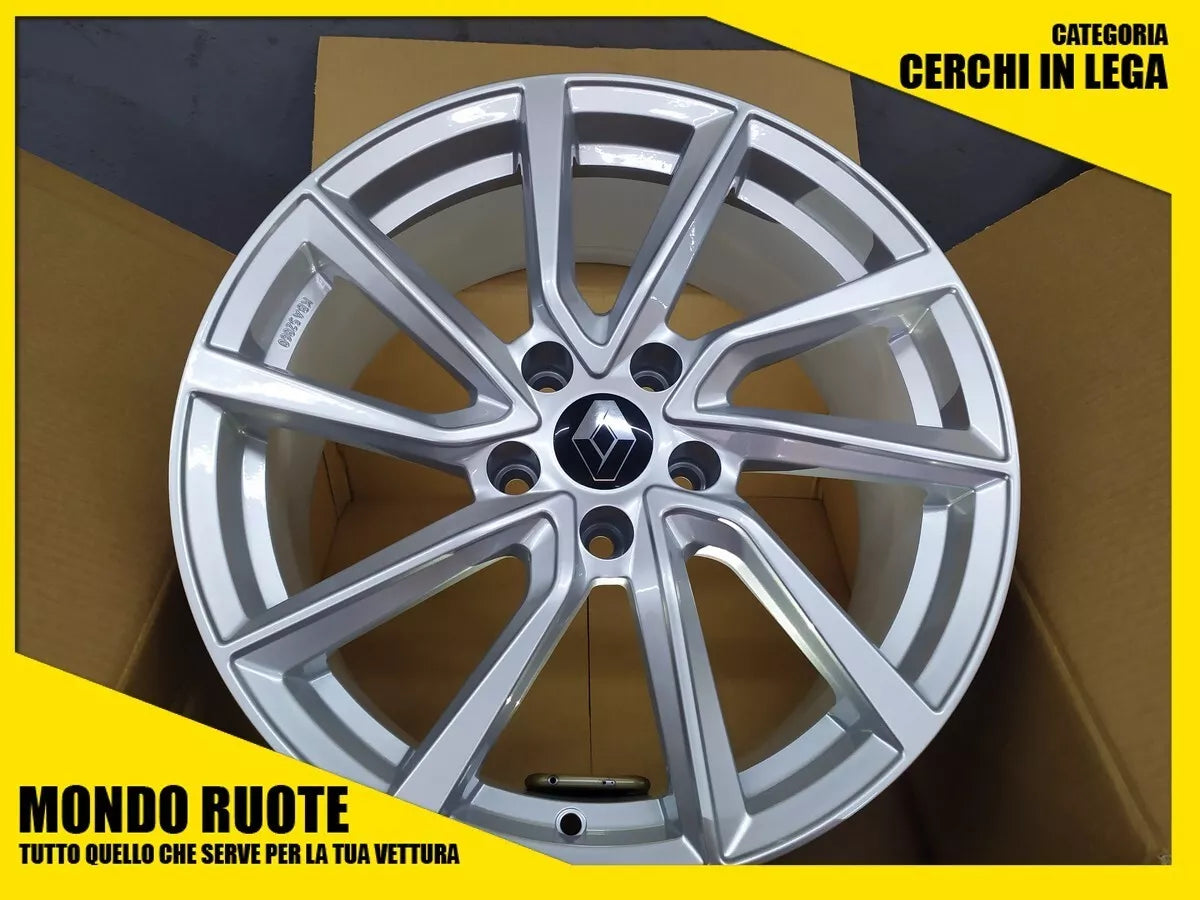 4 cerchi in lega 18 pollici compatibili RENAULT KADJAR KOLEOS