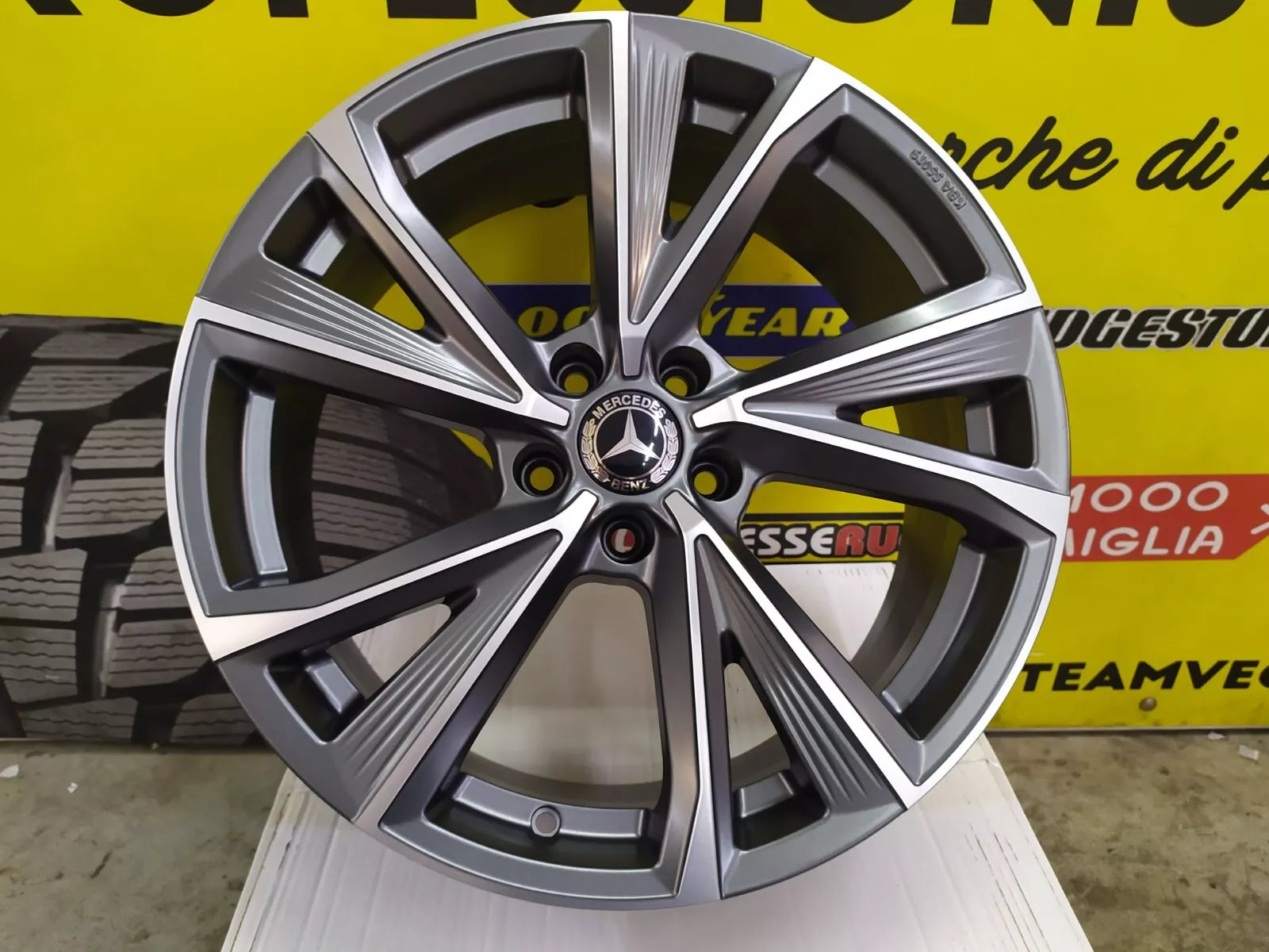 4 Cerchi In Lega 19 Pollici Per MERCEDES CLA GLA GLB SLC SLK