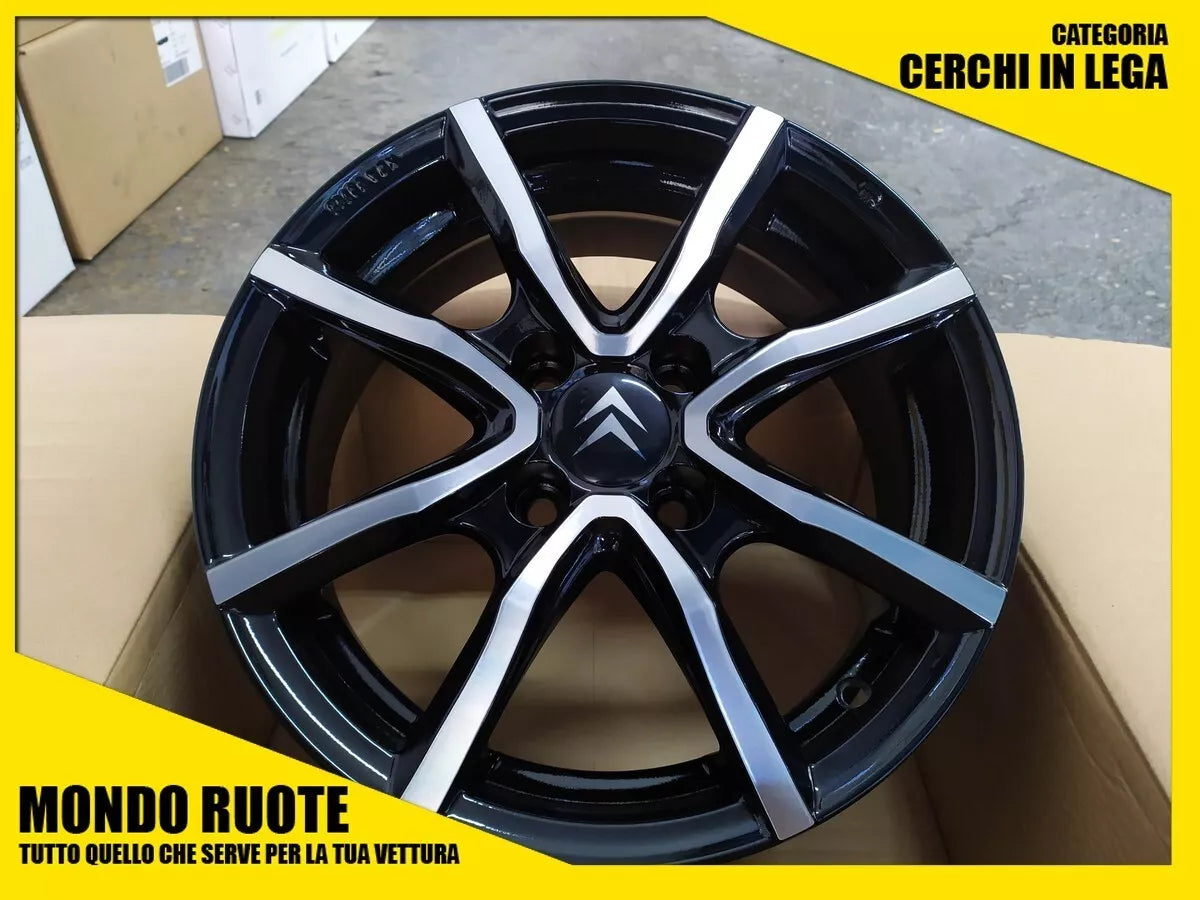 CITROEN C2 C3 C4 C5 - 16 Pollici 4 Cerchi in Lega MAK MILANO NUOVI