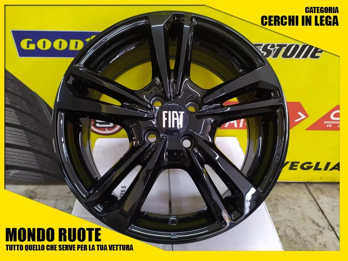 4 Cerchi in lega MAK EMBLEMA da 16 pollici per NUOVA FIAT 600 SEICENTO