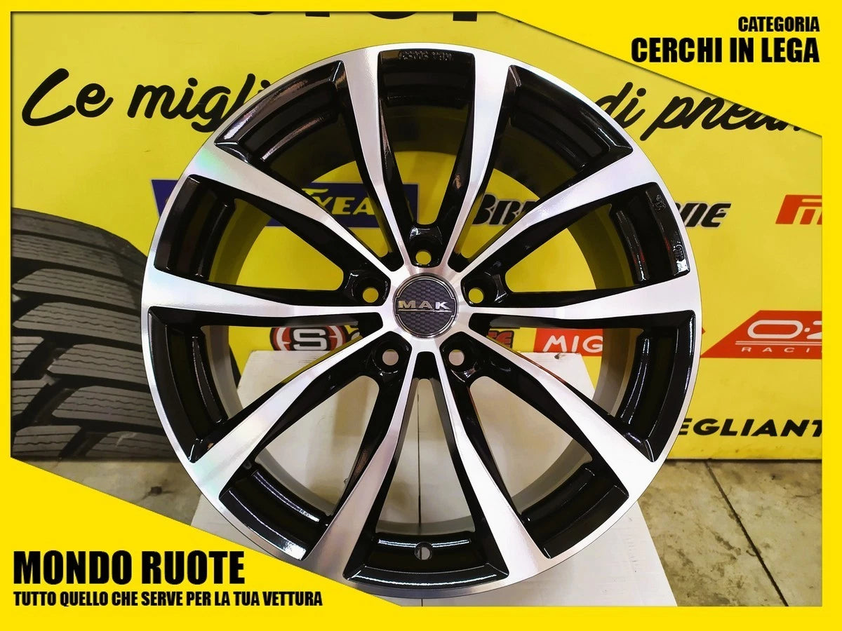 N4 Cerchi In Lega MAK 16 Pollici Per VOLKSWAGEN Passat Beetle Maggiolino