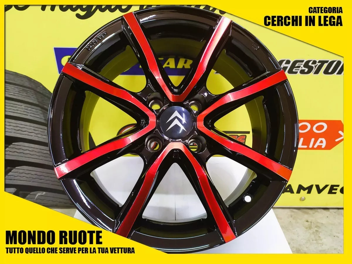 4 Cerchi In Lega 16 Pollici Per CITROEN C3 Aircross Picasso Pluriel