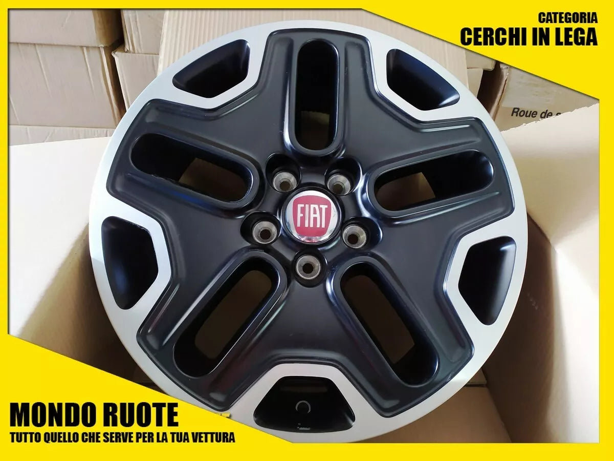 FIAT 500X- 17 Pollici Kit 4 Cerchi in Lega Nuovi Demontati