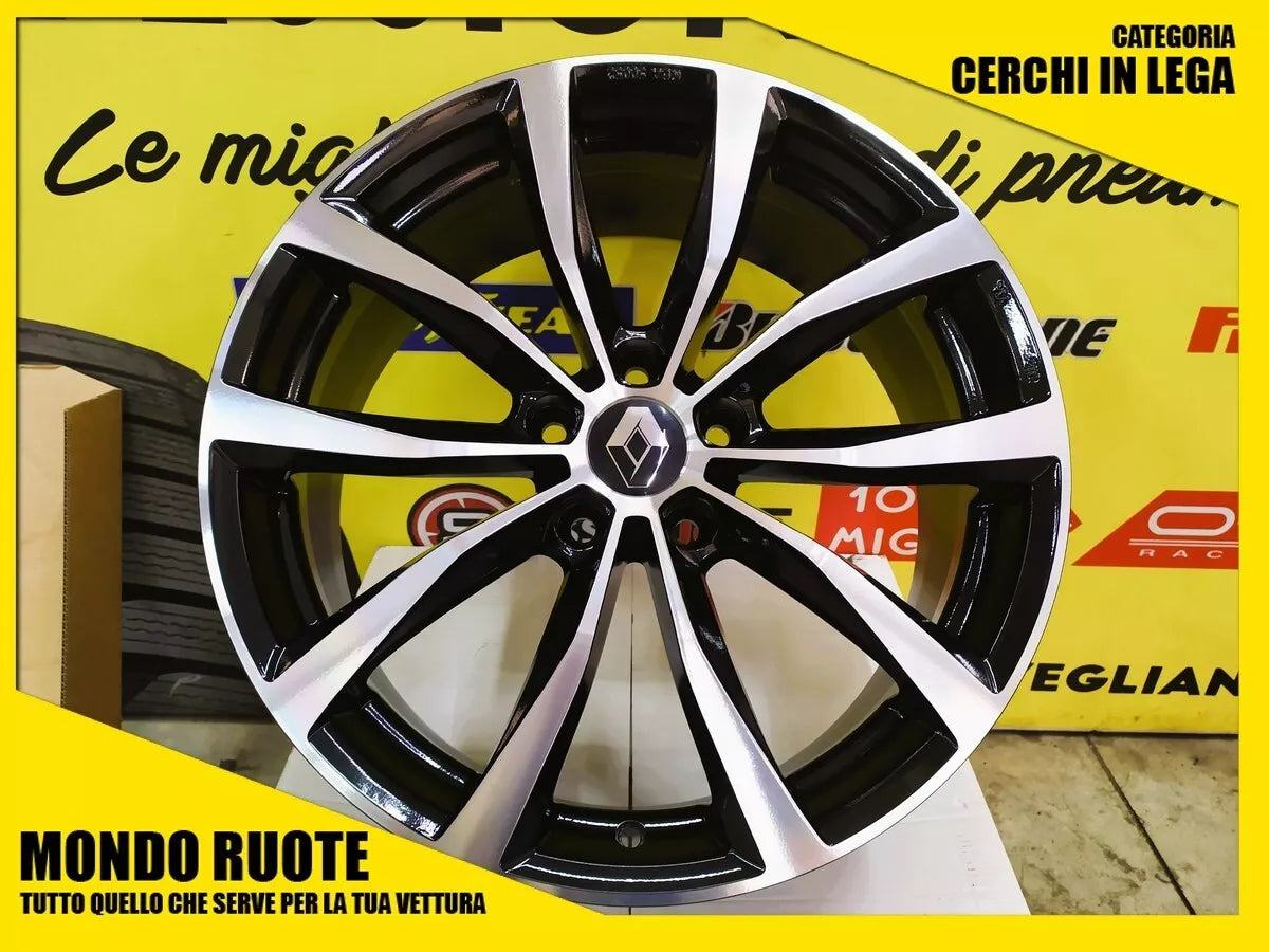 RENAULT MEGANE III IV - 3 4 - 19 Pollici 4 Cerchi in Lega MAK WOLF NUOVI