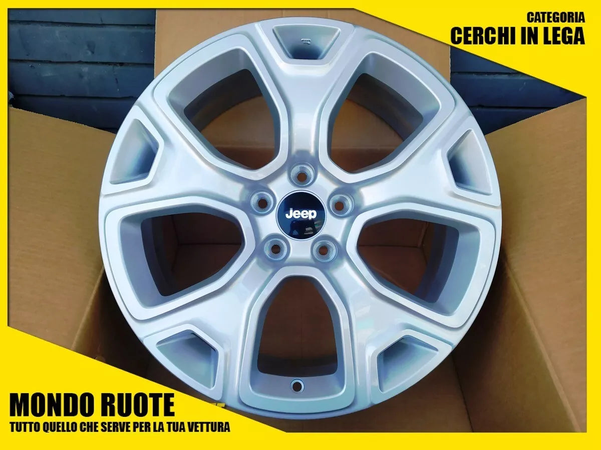 4 cerchi in lega NUOVI DEM. ORIGINALI 18 pollici JEEP RENEGADE - PHEV 4xe
