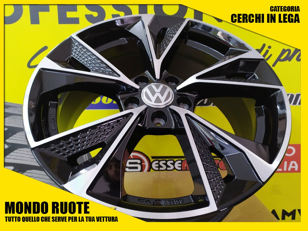 KIT4 Cerchi in Lega EW LUSTER Nuovi da 18 Pollici per VOLKSWAGEN T-ROC - TIGUAN / A