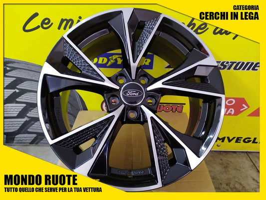 KIT4 Cerchi in Lega EW LUSTER Nuovi da 18 Pollici per FORD TRANSIT TOURNEO CONNECT