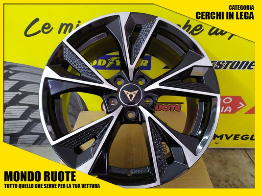 KIT4 Cerchi in Lega EW LUSTER Nuovi da 18 Pollici per CUPRA LEON (NO BREMBO) - ATEC