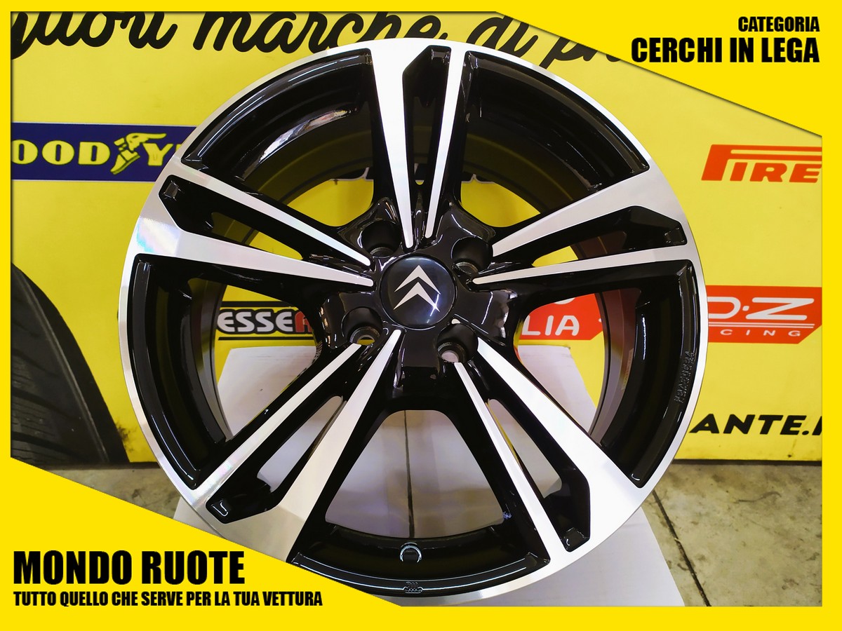 4 Cerchi in Lega Nuovi MAK EMBLEMA da 16 Pollici per CITROEN BERLINGO 2008-2017 N1 M1