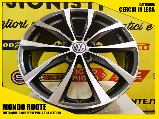 N4 VOLKSWAGEN ID3 GOLF 5 6 7 8 - 19 Pollici 4 Cerchi in Lega MAK WOLF NUOVI