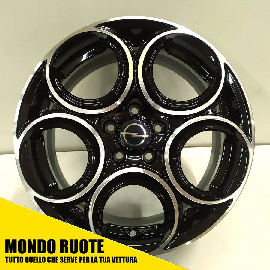 KIT 4 Cerchi In Lega EW24 da 17 Pollici per OPEL ADAM S