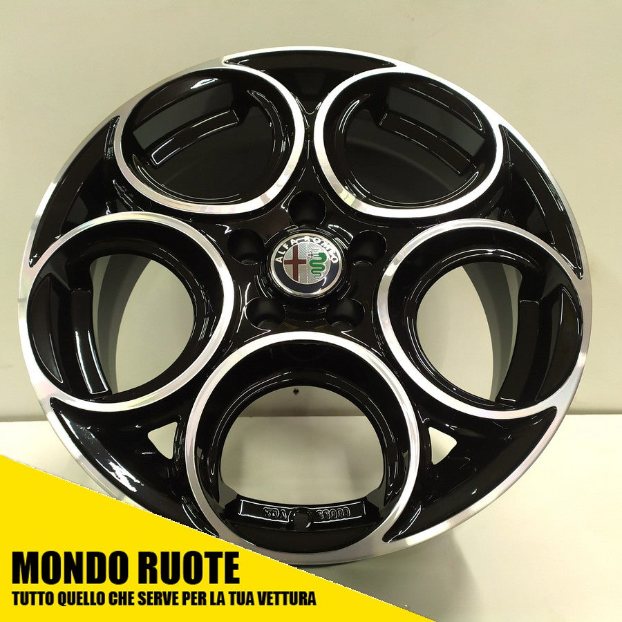 KIT 4 Cerchi In Lega EW24 da 17 Pollici per ALFA ROMEO GIULIA 159 SPIDER