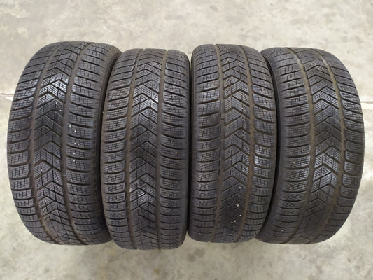 4 Pneumatici Seminuovi PIRELLI 235/60 R18 103H M+S SCORPION WINTER MO INVERNALI 2356018 DOT 2020