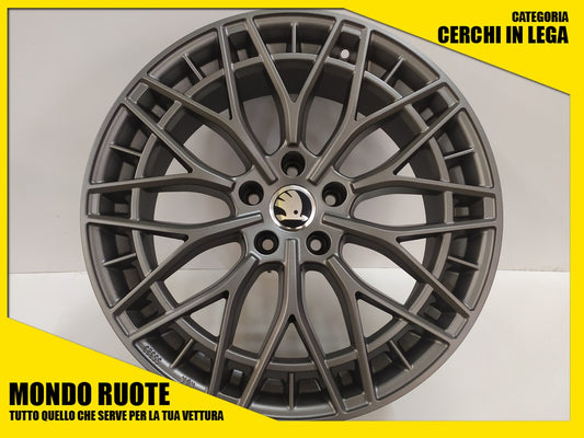N4 Cerchi in Lega P10 da 18 Pollici per SKODA ENYAQ KAROQ KODIAQ OCTAVIA
