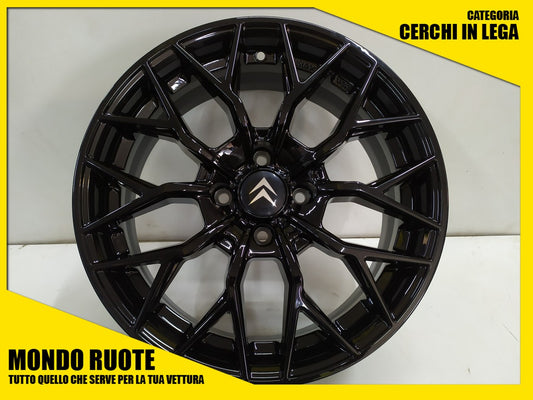 KIT4 Cerchi in Lega VIPERX EW22 da 17 Pollici per CITROEN C4 / C4 X