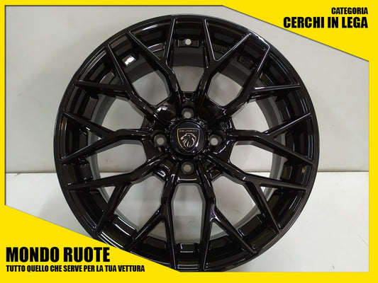 KIT4 Cerchi in Lega VIPERX EW22 da 17 Pollici per PEUGEOT 3008 (2009-2016)