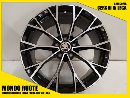 KIT4 Cerchi in Lega da 17 Pollici per SKODA KAROQ KODIAQ OCTAVIA