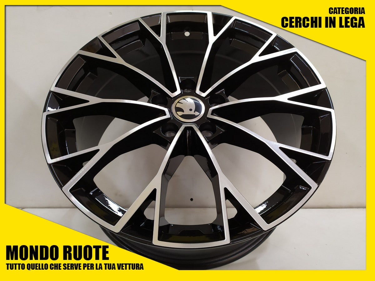 KIT4 Cerchi in Lega da 18 Pollici per SKODA ENYAQ KAROQ KODIAQ OCTAVIA