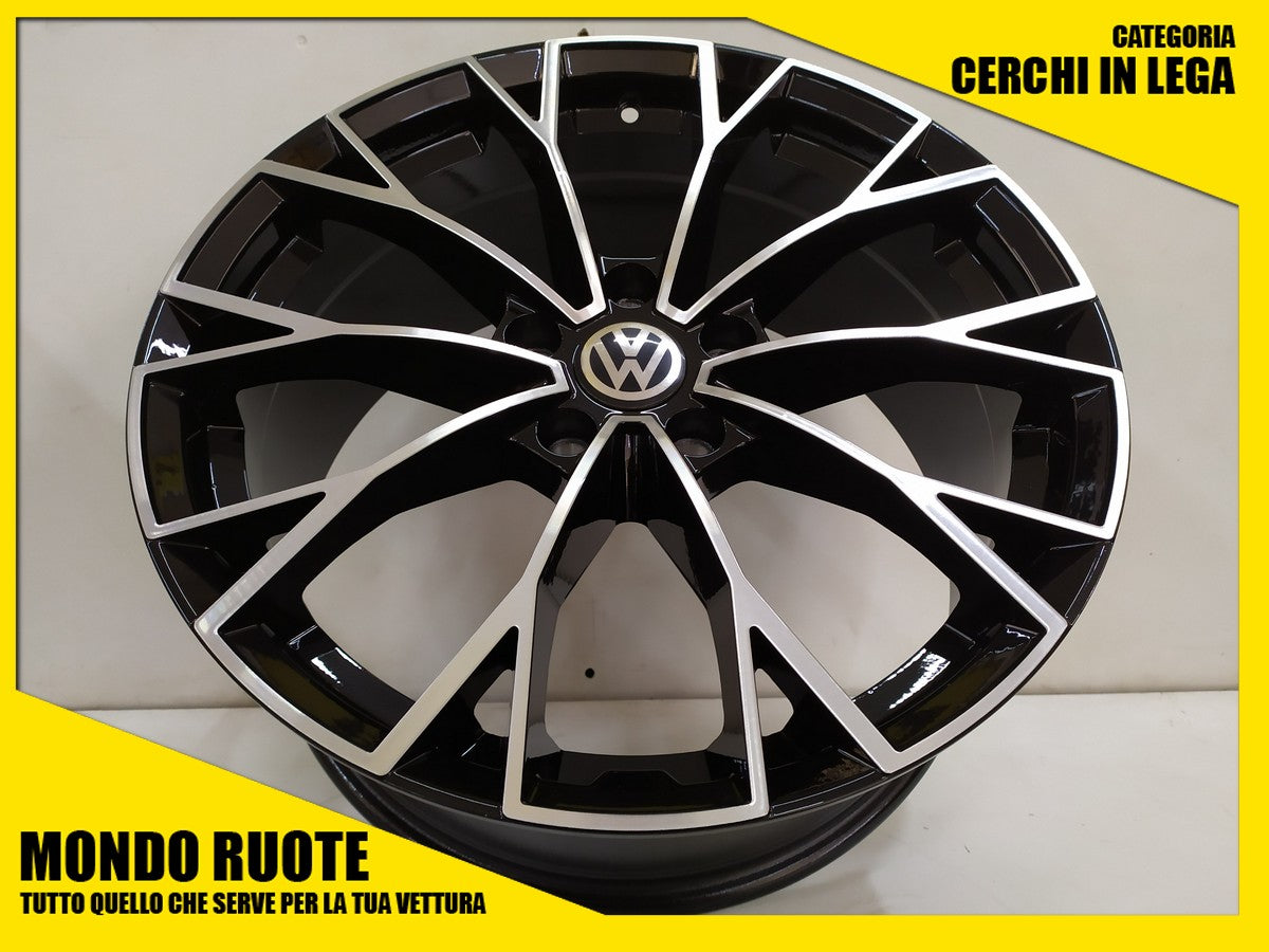 KIT4 Cerchi in Lega da 17 Pollici per VOLKSWAGEN T-ROC TIGUAN ALLSPACE R-LINE