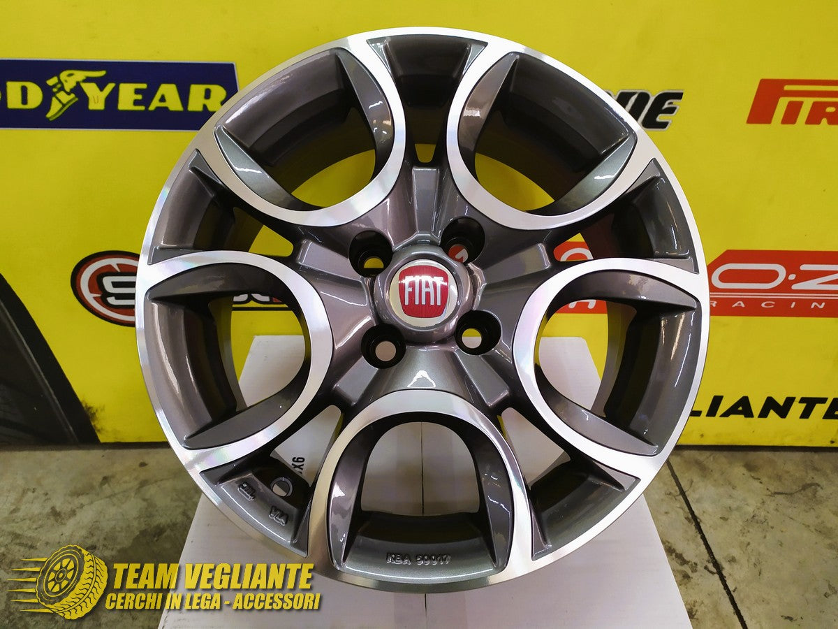 SUPER OFFERTA FIAT PANDA 500-500C Kit 4 Cerchi in Lega da 14 Pollici MAK 5.5x14 4x98 ET35 58.1 14 Pollici