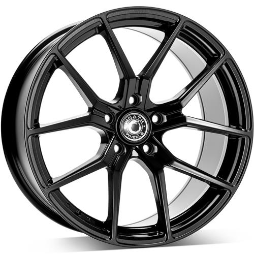 Wrath Wheels WF-7 BLK 19" 5x112 alloy wheels