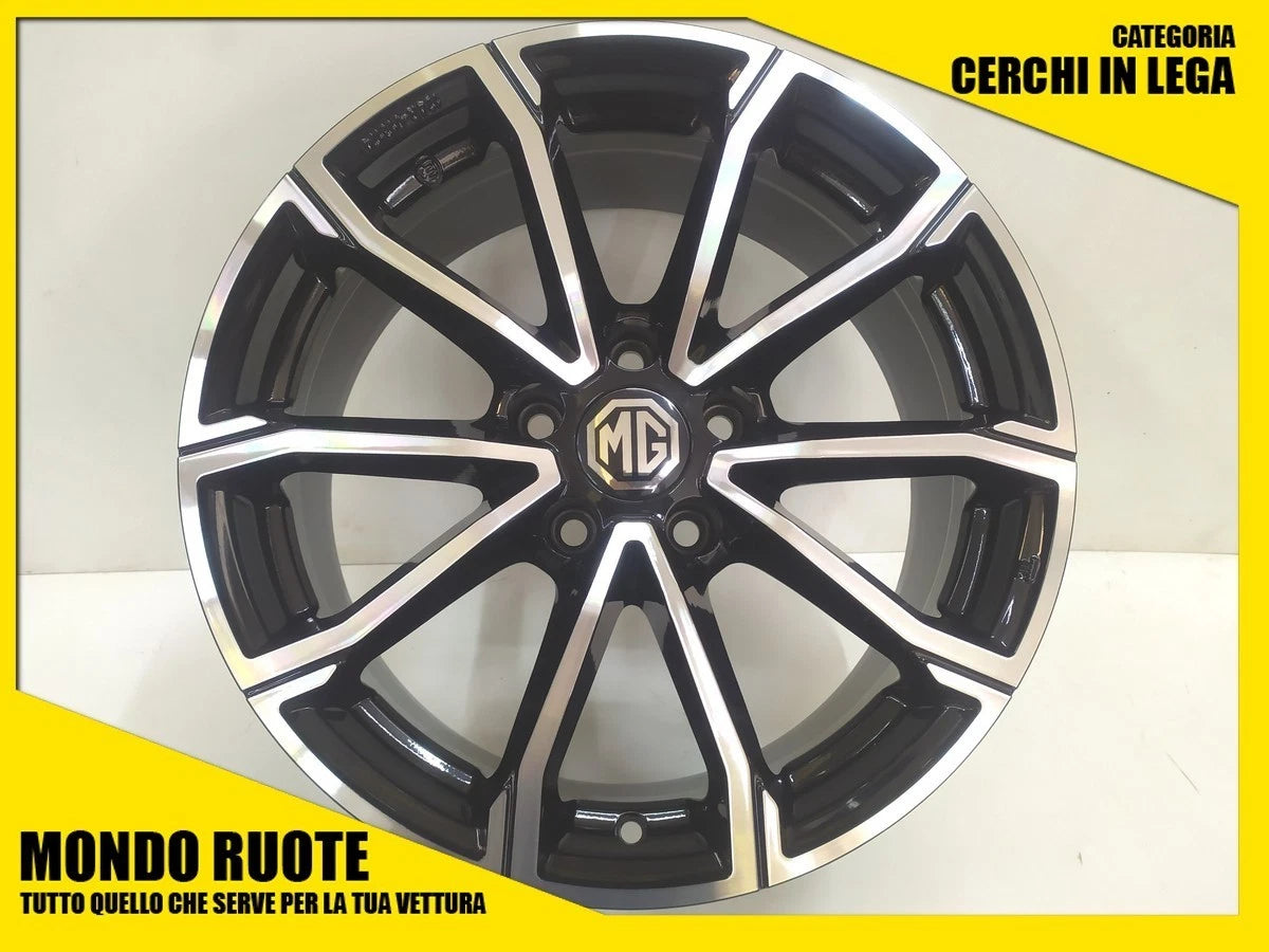 MAK cerchi in lega 17 pollici MG nero lucido e diamantato a raggi multipli per auto design sportivo