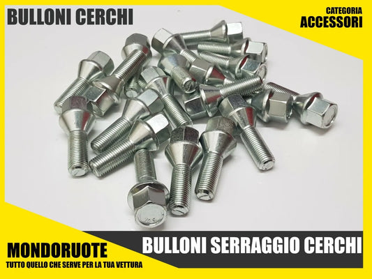 BULLONI PER CERCHI IN LEGA FIAT - ALFA - AUDI - VOLKSWAGEN - SEAT OFFERTA EUROPA