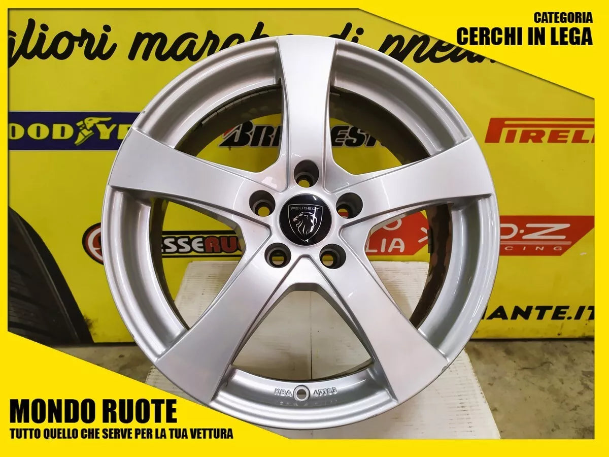 PEUGEOT RIFTER Dal 2018   - 17 Pollici 4 Cerchi in Lega della DEZENT