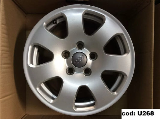 4 Cerchi in lega seminuovi da 15 pollici per AUDI A4 1994-2007 AVANT B5 8H 8E